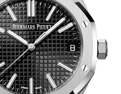 Royal Oak Silver Black Dial Automatic Watch