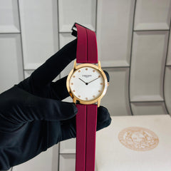 Exotic Gold color with Red Silicone for Womens