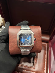 Santos De Cartier Blue Men's Watch