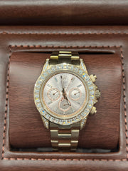 Chronograph Daytona Gold & Diamonds Men'S Watch