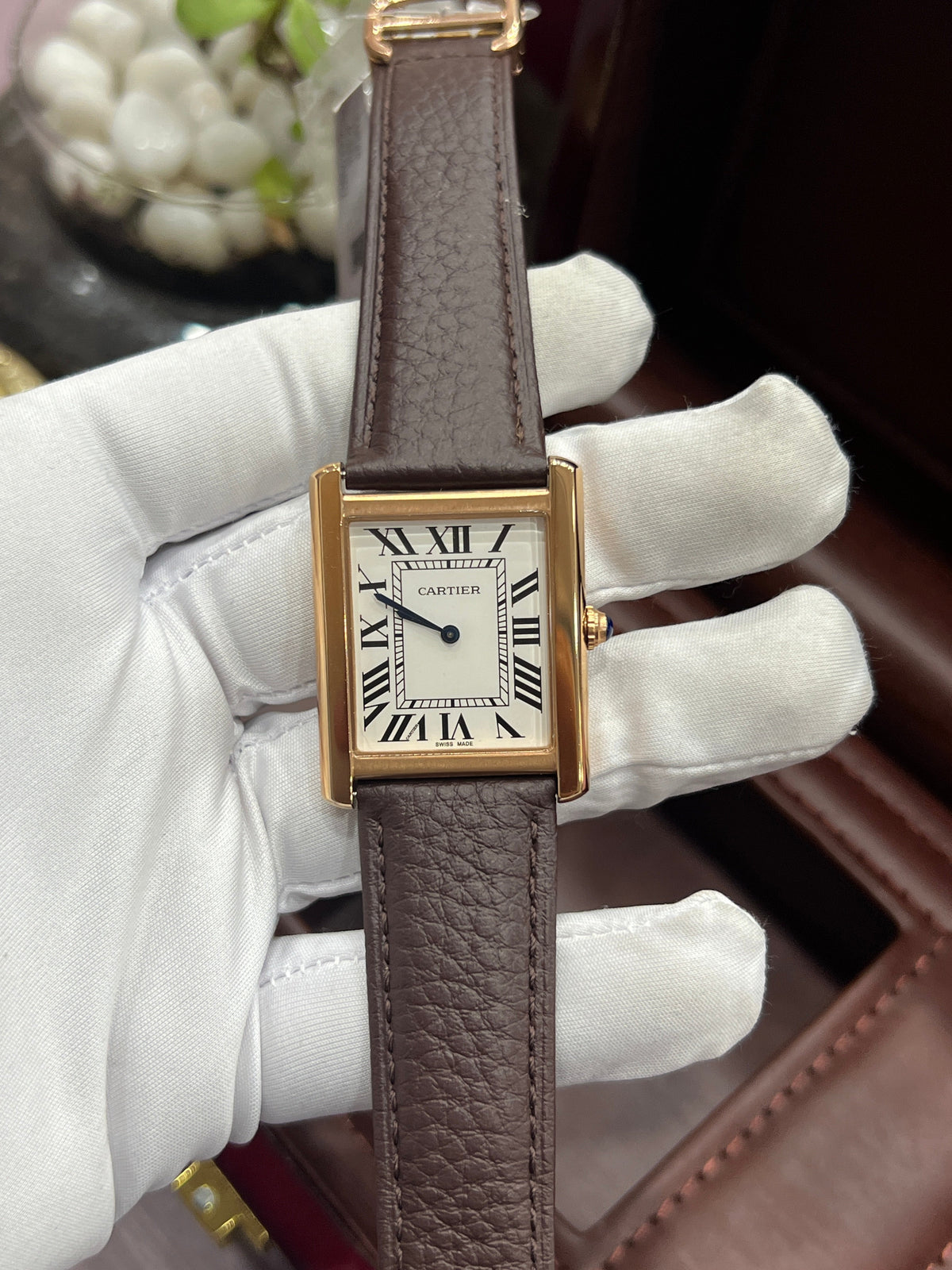 Tank Solo Gold Watch