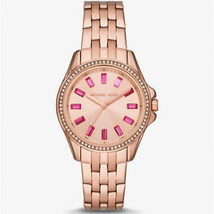 Pavé Rose Gold-Tone Ladies Watch